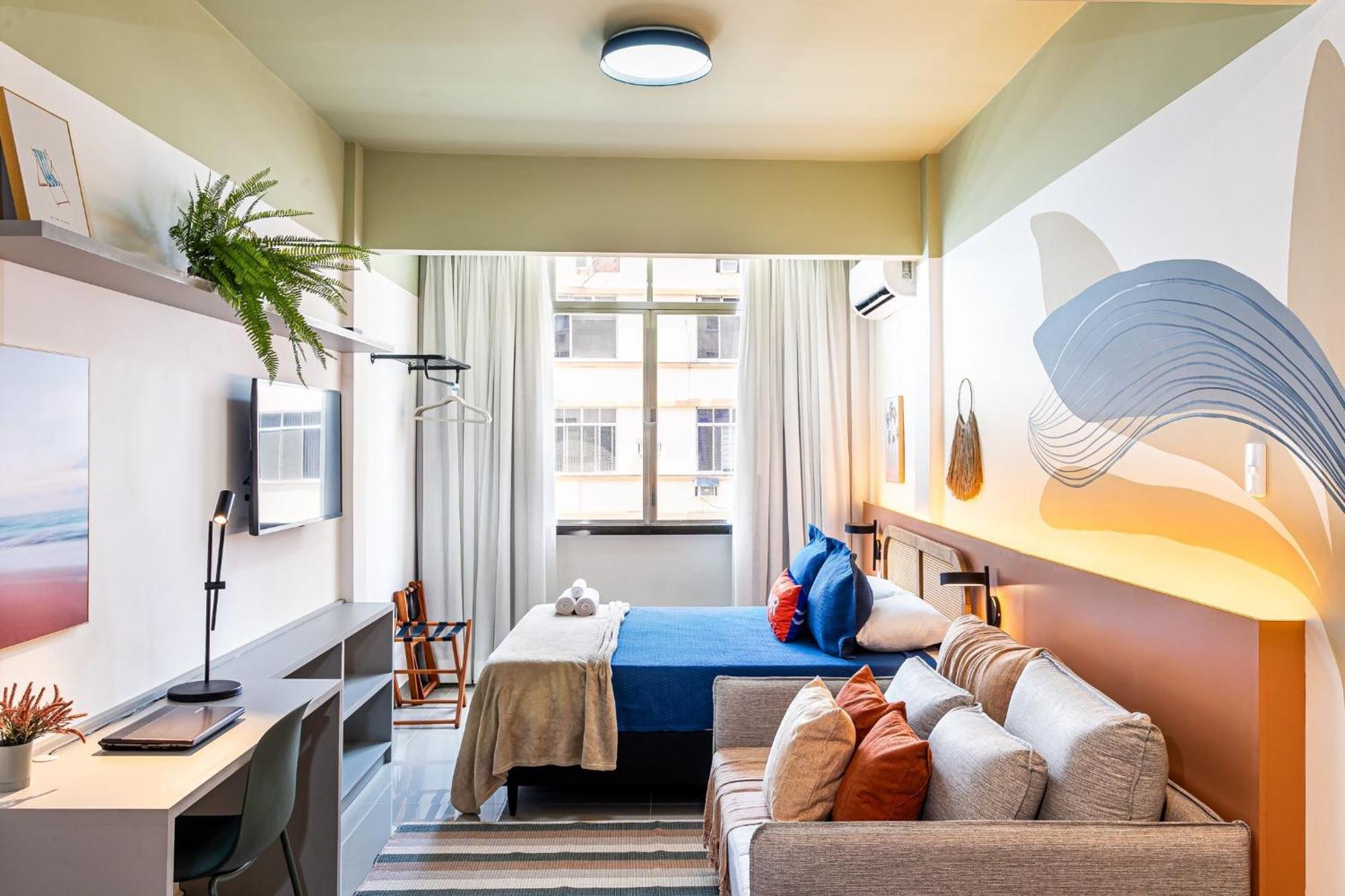 Apartamento Estudio Com Vista P/ O Cristo Redentor |fm 442/804